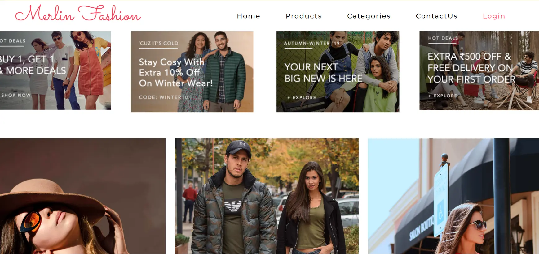 E-commerce Fashion Website