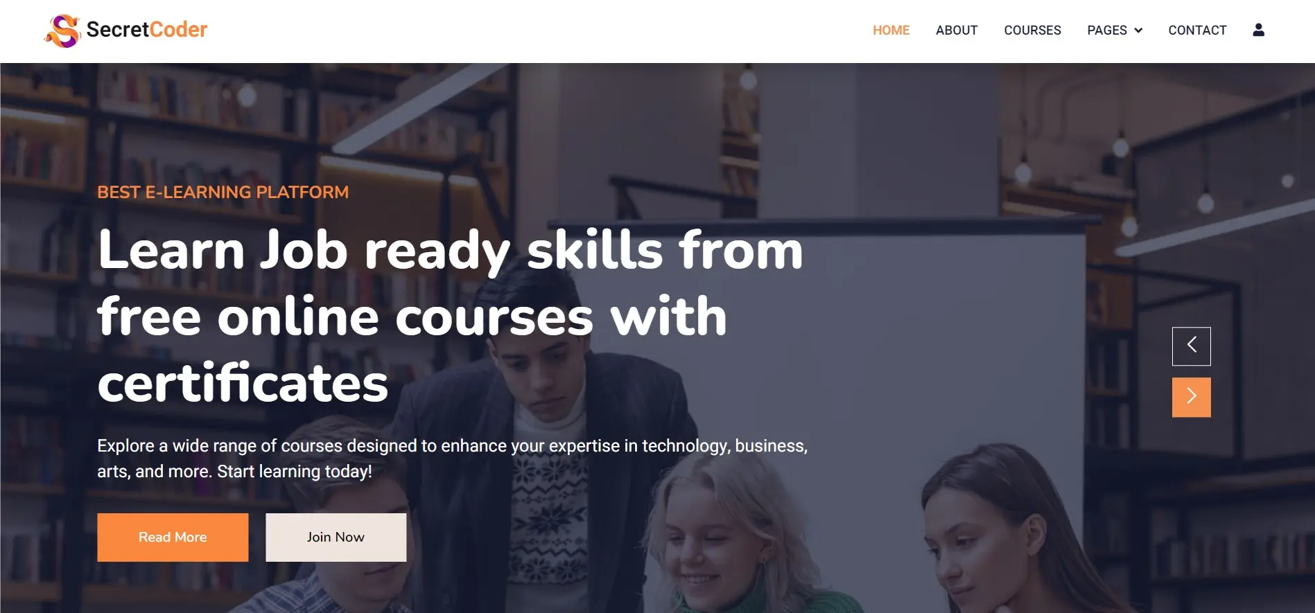 Education Platform Website