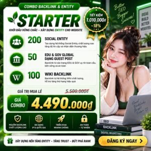 Bộ Combo Backlink Starter